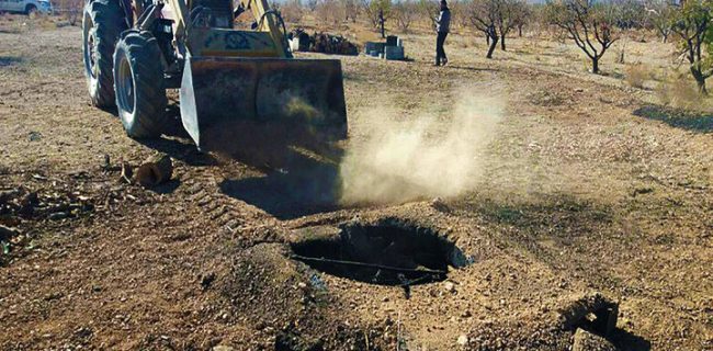 انسداد بیش از ۱۰۰۰ حلقه چاه غیرمجاز در قزوین