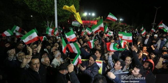تجمع مردم سراسر کشور در حمایت از حمله موشکی سپاه پاسداران به رژیم صهیونیستی