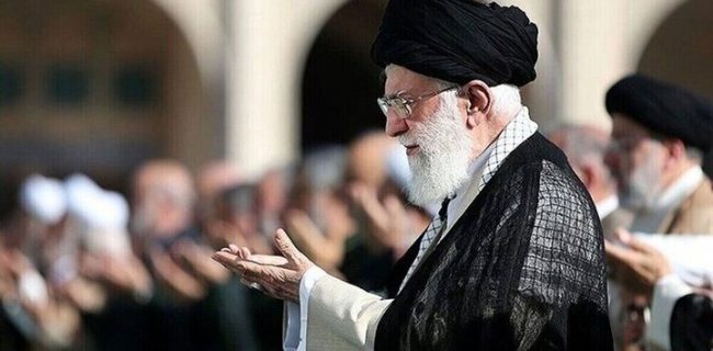 رهبر انقلاب تا ساعتی دیگر نماز عید فطر را اقامه می‌کنند