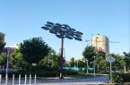 قدمی دیگر در تحقق شهر سبز پایدار/ آغاز نصب درختان خورشیدی در بوستان‌های شهری قم