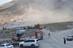 اعزام ماشین‌آلات امدادی آتش‌نشانی و تجهیزات شهرداری به محل ریزش معدن
