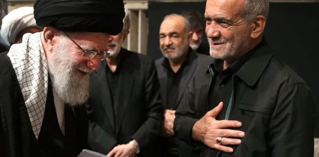رهبر انقلاب با تنفیذ رای ملت، پزشکیان را به ریاست جمهوری اسلامی ایران منصوب کردند