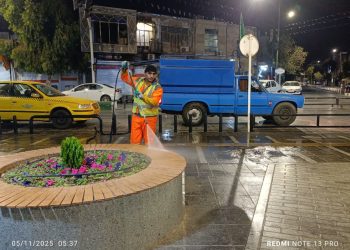 خدمات ویژه منطقه هفت شهرداری قم در مراسمات ایام فاطمیه